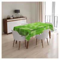 Sablio Ubrus Green Blocks 3D - 145x240 cm