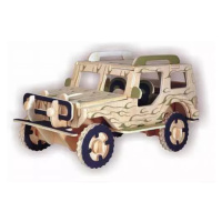 Woodcraft Dřevěné 3D Jeep
