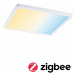 PAULMANN Smart Home Zigbee LED vestavné svítidlo Areo VariFit IP44 hranaté 230x230mm 16W bílá mě