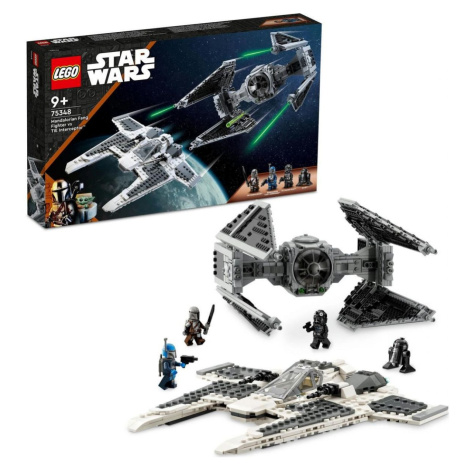 LEGO® Star Wars™ 75348 Mandalorianská stíhačka třídy Fang proti TIE Interceptoru