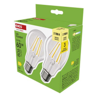 LED žárovka Filament A60 / E27 / 5,9 W (60 W) / 806 lm / teplá bílá