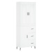 vidaXL Skříň highboard bílá 69,5 x 34 x 180 cm kompozitní dřevo