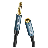 UGREEN AV118 Prodlužovací audio kabel 3,5 mm jack AUX, 1,5 m (modrý)