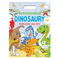 Pestrofarebné dinosaury - Maľovanky pre deti (s úžasnými nálepkami) - kniha z kategorie Omalován