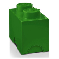 Lego® úložný box 125x252x181 tmavě zelený