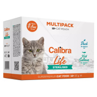 CALIBRA Life kapsa Sterilised Multipack kapsičky pro kastrované kočky 12 x 85 g