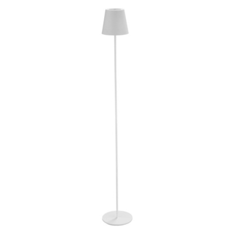 LIVARNO home Aku stojací LED lampa s USB a dotykovým stmívačem (bílá)