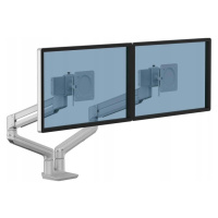 Stolní držák pro 2 LCD monitory Tallo stříbrný
