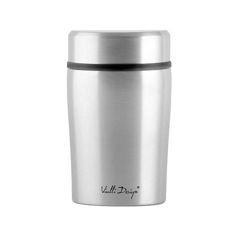 Vialli Design Termoska na jídlo, stříbrná, FUORI 8050, 500 ml