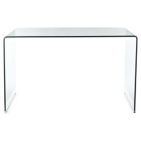 Skleněný pracovní stůl 70x126 cm Bend – Tomasucci