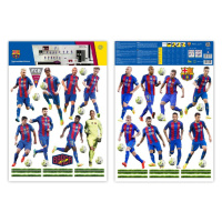 BAR17 Samolepící dekorace FC Barcelona, velikost 2 archy každý 50 x 70 cm