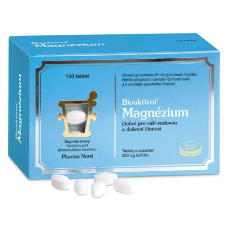 Bioaktivní Magnézium 150 tablet Pharma Nord