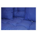 Sada polstrů na paletový nábytek - modrý MELÍR