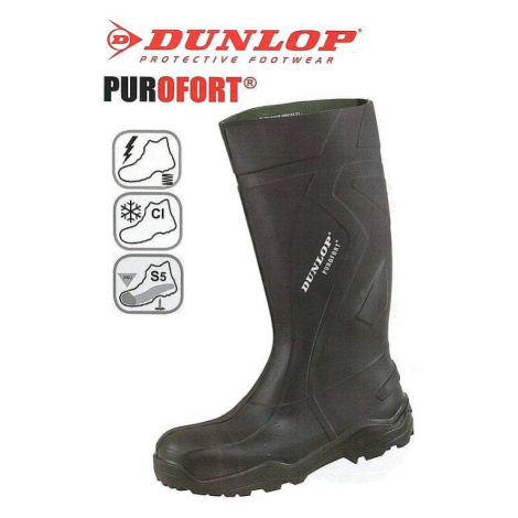 Holinky Dunlop PUROFORT+ černé S5