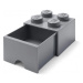 Úložný box LEGO s šuplíkem 4 - tmavě šedý SmartLife s.r.o.