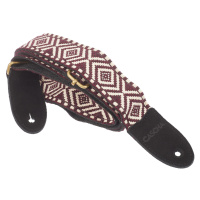 Cascha CUS-JW6 Ukulele Strap Jacquard - Ethnic Brown & White