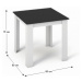 Jídelní stůl 80x80 KRAZ Černá / bílá,Jídelní stůl 80x80 KRAZ Černá / bílá
