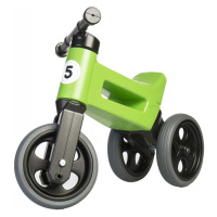 Teddies Funny Wheels Sport 2v1 zelené s gumovými koly