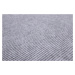 Vopi koberce AKCE: 100x265 cm Metrážový koberec Quick step šedý - neúčtujeme odřezky z role! - B