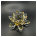 Křišťálové sklo - Lotosový květ Basic, Žlutá