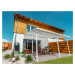 Hliníková pergola Terrassendach original 5,46 x 4,06 m - bílá GU4293118