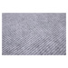 Vopi koberce AKCE: 100x265 cm Metrážový koberec Quick step šedý - neúčtujeme odřezky z role! - B