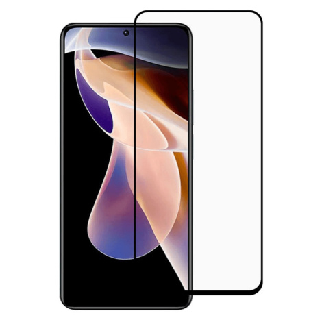 3x 3D tvrzené sklo s rámečkem pro Xiaomi Redmi Note 11 Pro - černé - 2+1 zdarma