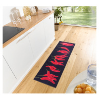 Běhoun Cook & Clean 105727 Black Red 50x150 cm