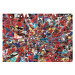 Clementoni 39916 - Puzzle 1000 Impossible Spider-Man - Compact