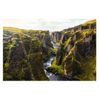 Fotografie Fjadrargljufur canyon in Iceland, Stefan Cristian Cioata, 40 × 26.7 cm