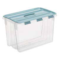 Plast Team Probox Fliplid Úložný box 14 l, 24,3 × 23,9 × 38,4 cm čirý