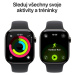 Apple Watch Series 11 Cellular (46mm) Břidlicově šedý titan s černým sportovním řemínkem S/M