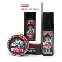 SADA: Uppercut Deluxe Foam Tonic - stylingová objemová pěna, 150 ml a Deluxe Pomade - lesklá pom