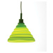 ACA Lighting závěsné svítidlo SILICON zelená 1XE27 SUTP106GR