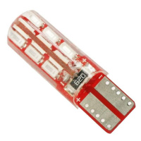 Auto LED žárovka W5W T10 24 SMD 3014 CAN BUS Silikon zelená