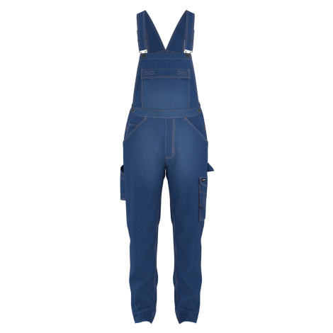 Parkside® Pánské pracovní kalhoty s laclem Fan Edition (modrá, L (52-54))