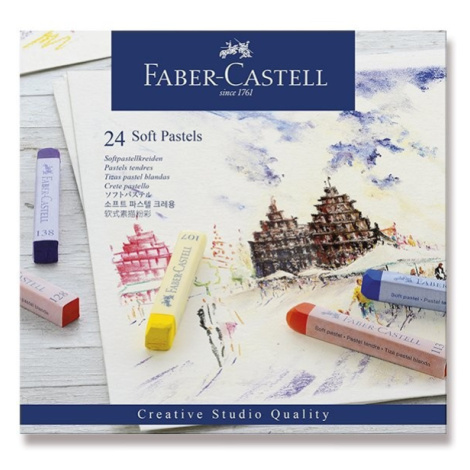 Suché křídy Faber Castell pap.krabička 24ks