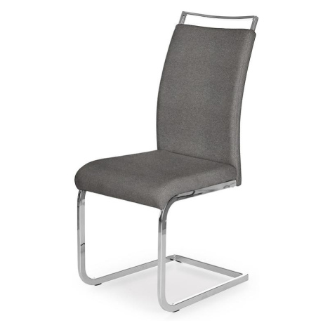 Židle K348 látka/kov šedá 42x59x99 BAUMAX
