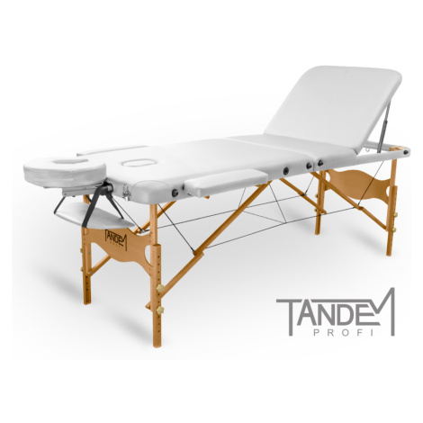 Skládací masážní stůl TANDEM Profi W3D Barva: bílá