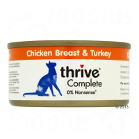 Thrive Complete 6 x 75 g - Kuřecí prsa & krůtí