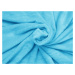 Azurová mikroplyšová deka VIOLET, 150x200 cm