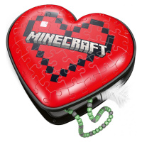 Ravensburger 3D Puzzle 112852 Srdce Minecraft 54 dílků