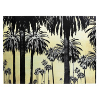 KARE Design Skleněný obraz Metallic Palms 120×180cm