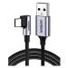 Ugreen USB-A Male to USB-C Male 3.0 3A 90-Degree Angled Cable 1m Black