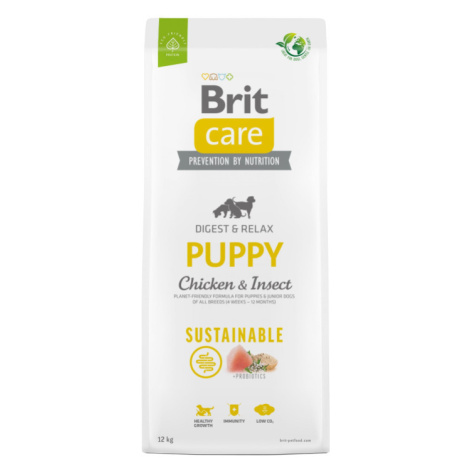 Brit Care Dog Sustainable Puppy - chicken and insect, 12kg