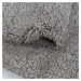 Kusový koberec Fluffy Shaggy 3500 beige kruh 200x200 cm