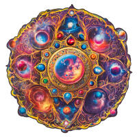 Dřevěné puzzle UNIDRAGON Mandala Space Dreams 350ks