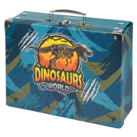 BAAGL Skládací školní kufřík - Dinosaurs World s kováním