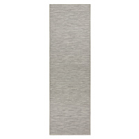 BT Carpet - Hanse Home koberce Běhoun Nature 104265 Cream/Grey – na ven i na doma - 80x150 cm