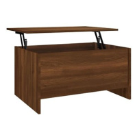 Shumee Konferenční stolek hnědý dub 80 × 55,5 × 41,5 cm kompozitní dřevo